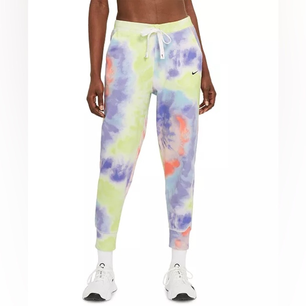 Nike Women's Tie-Dyed French Terry Full Length Joggers